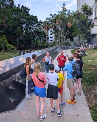 Memorial dedicated to victims of violence during Pablo Escobar Tour