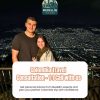 Colombia travel consultation with Medellin experts Goran and Tatiana at night viewpoint