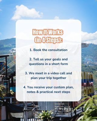 Colombia travel consultation with Medellin experts Goran and Tatiana at night viewpoint