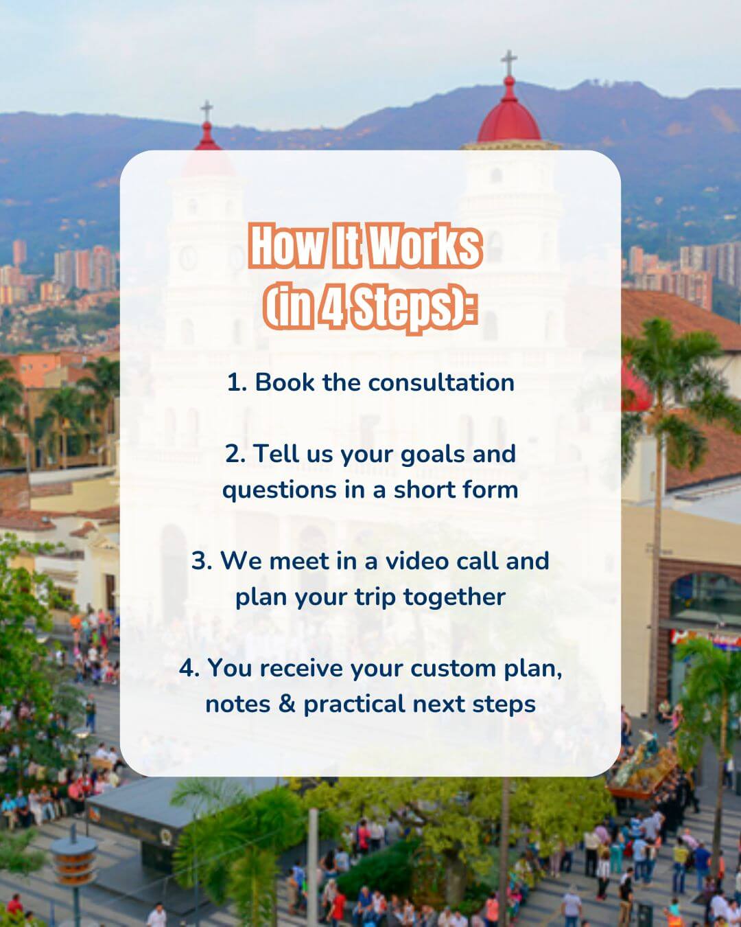 Colombia expat consultation process explained in four steps