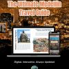 Medellin Travel Guide mockup on laptop and phone with night skyline