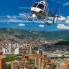 Private Medellin helicopter flight for two passengers