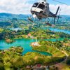 Guatape day trip by helicopter with scenic flight