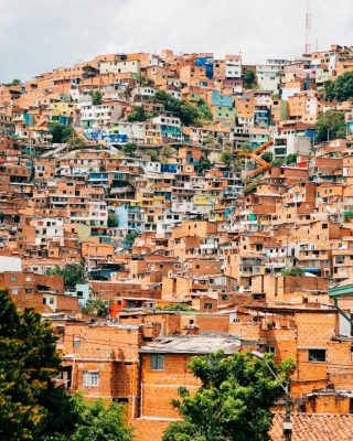Visitors learning about Medellín’s innovative urban planning