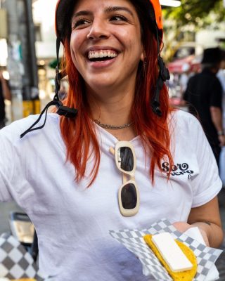 Arepas, fresh juices and local treats on Medellin Street Food Tour