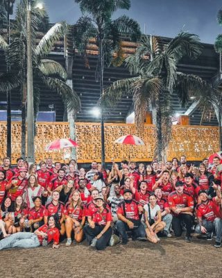 Tour group enjoying the amazing Medellin Football Tour Experience