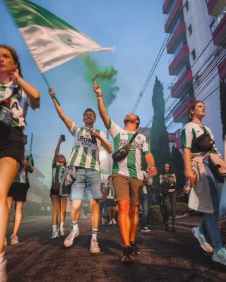Match night atmosphere at Medellin’s iconic stadium