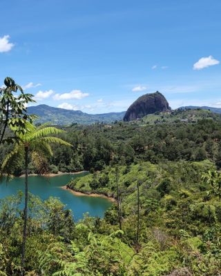Scenic drive through Antioquia’s countryside towards Guatape