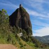 View over El Peñol rock and Guatape lake on a Guatape tour from Medellin.