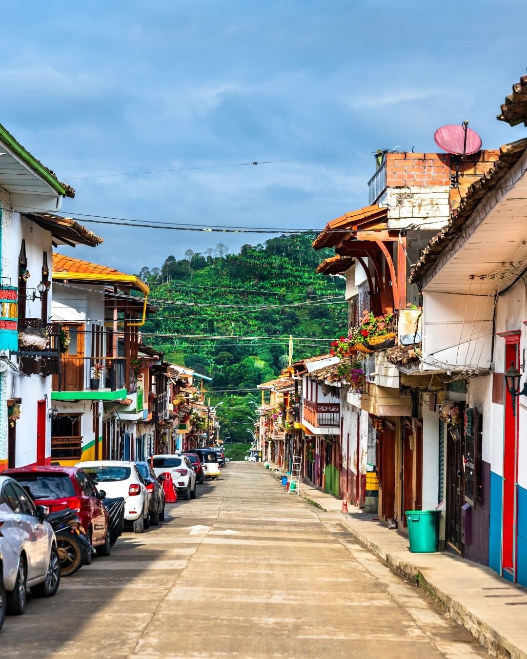 Travelers enjoying quiet countryside vibes during Jardin Day Trip from Medellin