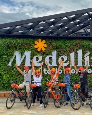 Group photo during Medellin El Poblado Tour